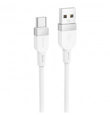 Дата кабель Hoco X109 Energy Silicone USB to Type-C (1m) White