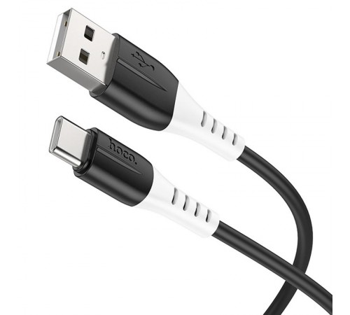 Дата кабель Hoco X82 Silicone USB to Type-C (1m) Black