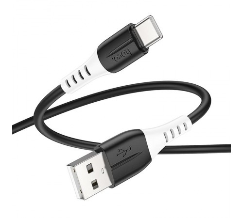 Дата кабель Hoco X82 Silicone USB to Type-C (1m) Black