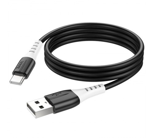 Дата кабель Hoco X82 Silicone USB to Type-C (1m) Black