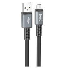 Дата кабель Hoco X85 Strength USB to MicroUSB (1m) Black