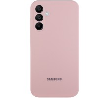 Чохол Silicone Cover Lakshmi Full Camera (AAA) with Logo для Samsung Galaxy S25 Рожевий / Pink Sand