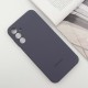 Чохол Silicone Cover Lakshmi Full Camera (AAA) with Logo для Samsung Galaxy S25 Сірий / Dark Gray