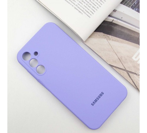 Чохол Silicone Cover Lakshmi Full Camera (AAA) with Logo для Samsung Galaxy S25 Бузковий / Dasheen Чохол Silicone Cover Lakshmi Full Camera (AAA) with Logo для Samsung Galaxy S25 Бузковий / Dasheen