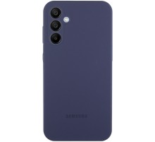 Чохол Silicone Cover Lakshmi Full Camera (AAA) with Logo для Samsung Galaxy S25 Темно-синій / Midnight blue