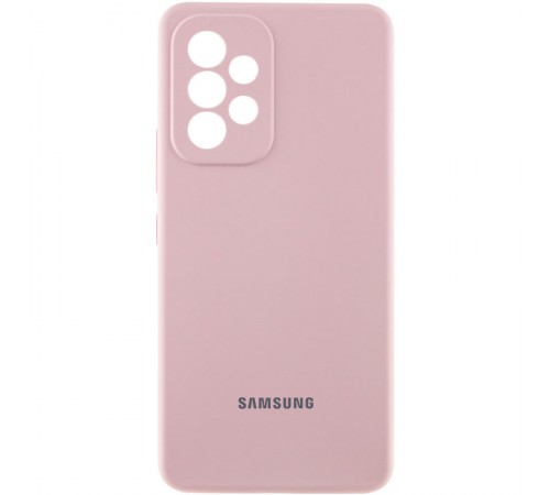 Чохол Silicone Cover Lakshmi Full Camera (AAA) with Logo для Samsung Galaxy A53 5G Рожевий / Pink Sand Чохол Silicone Cover Lakshmi Full Camera (AAA) with Logo для Samsung Galaxy A53 5G Рожевий / Pink Sand