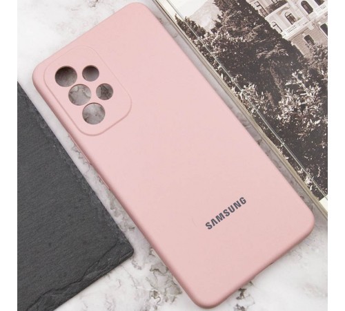 Чохол Silicone Cover Lakshmi Full Camera (AAA) with Logo для Samsung Galaxy A53 5G Рожевий / Pink Sand Чохол Silicone Cover Lakshmi Full Camera (AAA) with Logo для Samsung Galaxy A53 5G Рожевий / Pink Sand