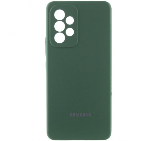 Чохол Silicone Cover Lakshmi Full Camera (AAA) with Logo для Samsung Galaxy A53 5G Зелений / Cyprus Green Чохол Silicone Cover Lakshmi Full Camera (AAA) with Logo для Samsung Galaxy A53 5G Зелений / Cyprus Green