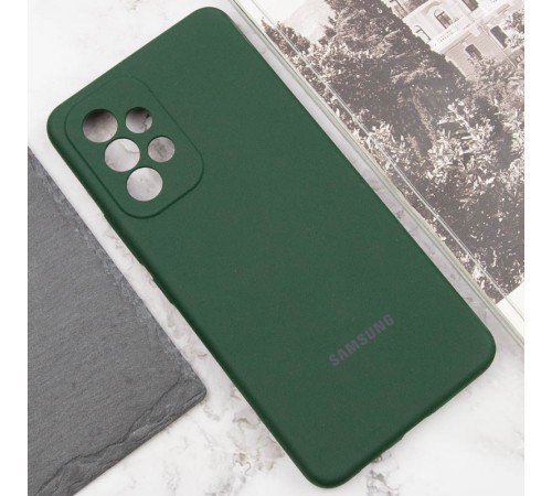 Чохол Silicone Cover Lakshmi Full Camera (AAA) with Logo для Samsung Galaxy A53 5G Зелений / Cyprus Green Чохол Silicone Cover Lakshmi Full Camera (AAA) with Logo для Samsung Galaxy A53 5G Зелений / Cyprus Green