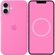 Чохол Silicone case (AAA) with Magsafe and Animation (button) для Apple iPhone 16 (6.1")