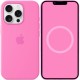 Чохол Silicone case (AAA) with Magsafe and Animation (button) для Apple iPhone 16 Pro Max (6.9") Peony