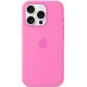 Чохол Silicone case (AAA) with Magsafe and Animation (button) для Apple iPhone 16 Pro Max (6.9") Peony