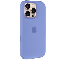 Чохол Silicone case (AAA) with Magsafe and Animation (button) для Apple iPhone 16 Pro Max (6.9") Periwinkle