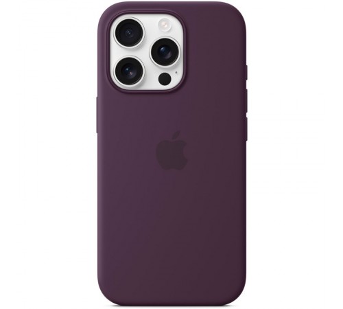 Чохол Silicone case (AAA) with Magsafe and Animation (button) для Apple iPhone 16 Pro Max (6.9") Plum Чохол Silicone case (AAA) with Magsafe and Animation (button) для Apple iPhone 16 Pro Max (6.9") Plum