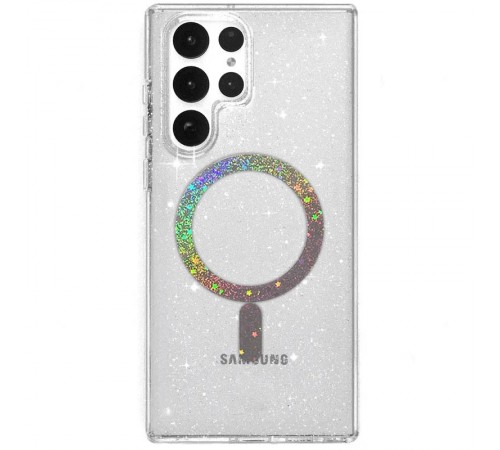 Чохол TPU Eclipse Sparkle (MagFit) для Samsung Galaxy S25 Ultra Clear Чохол TPU Eclipse Sparkle (MagFit) для Samsung Galaxy S25 Ultra Clear