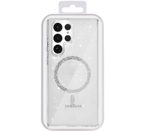 Чохол TPU Eclipse Sparkle (MagFit) для Samsung Galaxy S25 Ultra Transparent Чохол TPU Eclipse Sparkle (MagFit) для Samsung Galaxy S25 Ultra Transparent