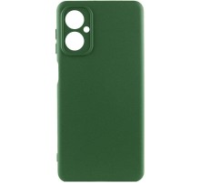 Чохол Silicone Cover Lakshmi Full Camera (AA) для Motorola Moto G55 5G Зелений / Dark green