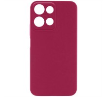 Чохол Silicone Cover Lakshmi Full Camera (AA) для Motorola Moto G75 5G Бордовий / Marsala