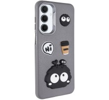 Чохол TPU Leather Toys для Samsung Galaxy A25 5G Monster / Grey