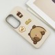 Чохол TPU Leather Toys для Samsung Galaxy A55 Capybara / Sand