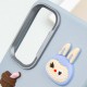 Чохол TPU Leather Toys для Samsung Galaxy A55 Labubu / Blue