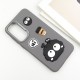 Чохол TPU Leather Toys для Samsung Galaxy A55 Monster / Grey