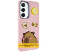 Чохол TPU Leather Toys для Xiaomi Redmi A3 Capybara / Pink