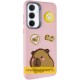 Чохол TPU Leather Toys для Xiaomi Redmi A3 Capybara / Pink