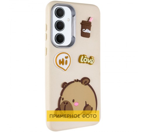 Чохол TPU Leather Toys для Xiaomi Redmi A3 Capybara / Sand Чохол TPU Leather Toys для Xiaomi Redmi A3 Capybara / Sand