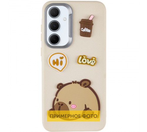 Чохол TPU Leather Toys для Xiaomi Redmi A3 Capybara / Sand Чохол TPU Leather Toys для Xiaomi Redmi A3 Capybara / Sand