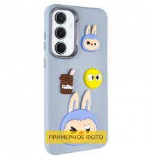 Чохол TPU Leather Toys для Xiaomi Redmi A3 Labubu / Blue