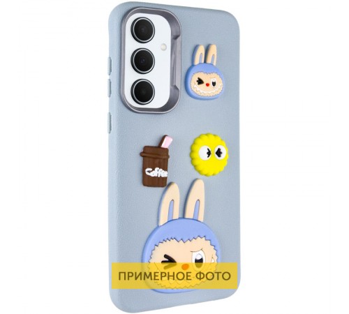 Чохол TPU Leather Toys для Xiaomi Redmi A3 Labubu / Blue Чохол TPU Leather Toys для Xiaomi Redmi A3 Labubu / Blue