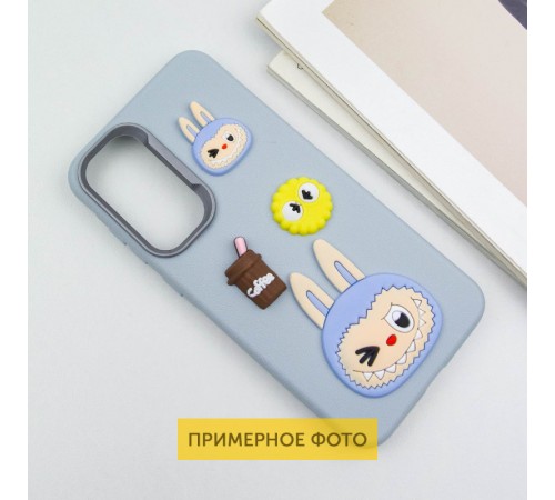Чохол TPU Leather Toys для Xiaomi Redmi A3 Labubu / Blue Чохол TPU Leather Toys для Xiaomi Redmi A3 Labubu / Blue