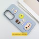Чохол TPU Leather Toys для Xiaomi Redmi A3 Labubu / Blue