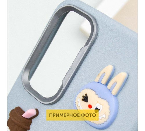 Чохол TPU Leather Toys для Xiaomi Redmi A3 Labubu / Blue Чохол TPU Leather Toys для Xiaomi Redmi A3 Labubu / Blue