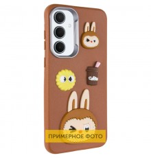Чохол TPU Leather Toys для Xiaomi Redmi A3 Labubu / Brown