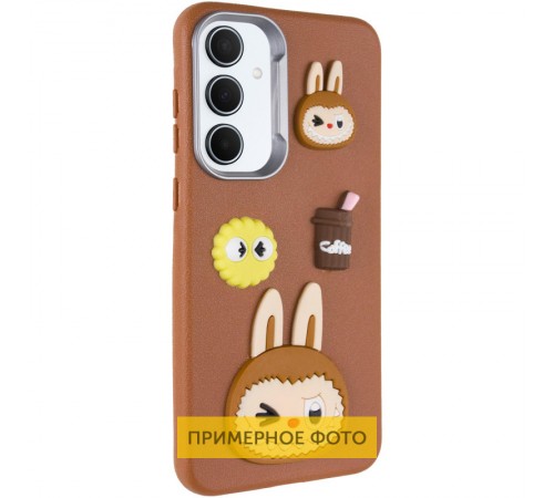 Чохол TPU Leather Toys для Xiaomi Redmi A3 Labubu / Brown Чохол TPU Leather Toys для Xiaomi Redmi A3 Labubu / Brown