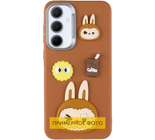 Чохол TPU Leather Toys для Xiaomi Redmi A3 Labubu / Brown Чохол TPU Leather Toys для Xiaomi Redmi A3 Labubu / Brown