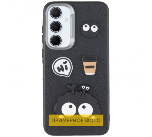 Чохол TPU Leather Toys для Xiaomi Redmi A3 Monster / Black Чохол TPU Leather Toys для Xiaomi Redmi A3 Monster / Black