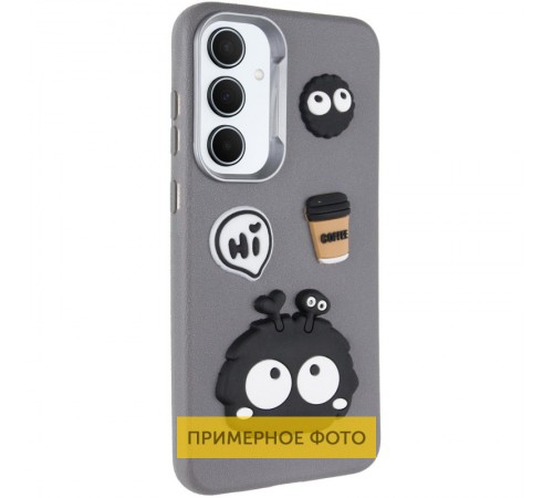 Чохол TPU Leather Toys для Xiaomi Redmi A3 Monster / Grey Чохол TPU Leather Toys для Xiaomi Redmi A3 Monster / Grey