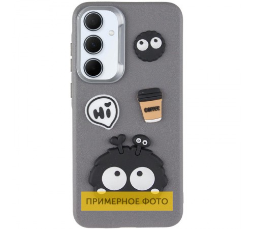 Чохол TPU Leather Toys для Xiaomi Redmi A3 Monster / Grey Чохол TPU Leather Toys для Xiaomi Redmi A3 Monster / Grey