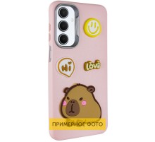 Чохол TPU Leather Toys для Xiaomi Redmi 12 Capybara / Pink