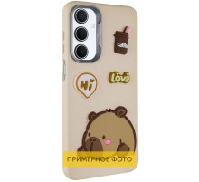 Чохол TPU Leather Toys для Xiaomi Redmi 12 Capybara / Sand