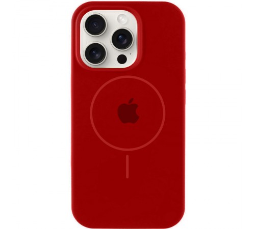 Чохол Silicone Case Full Protective (AA) with MagSafe для Apple iPhone 11 Pro (5.8") Червоний / Deep Red Чохол Silicone Case Full Protective (AA) with MagSafe для Apple iPhone 11 Pro (5.8") Червоний / Deep Red