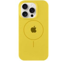 Чохол Silicone Case Full Protective (AA) with MagSafe для Apple iPhone 12 Pro / 12 (6.1") Жовтий / Yellow