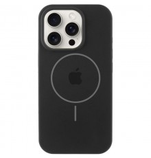 Чохол Silicone Case Full Protective (AA) with MagSafe для Apple iPhone 12 Pro Max (6.7") Чорний / Black