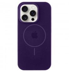 Чохол Silicone Case Full Protective (AA) with MagSafe для Apple iPhone 12 Pro Max (6.7") Фіолетовий / Amethyst