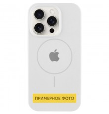 Чохол Silicone Case Full Protective (AA) with MagSafe для Apple iPhone 13 (6.1") Білий / White