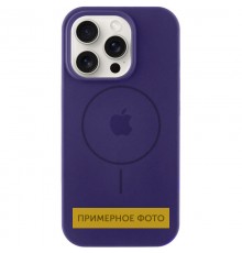 Чохол Silicone Case Full Protective (AA) with MagSafe для Apple iPhone 13 (6.1") Фіолетовий / Elderberry