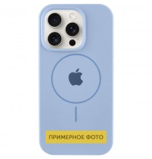 Чохол Silicone Case Full Protective (AA) with MagSafe для Apple iPhone 13 (6.1") Блакитний / Lilac Blue